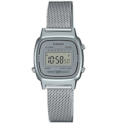 CASIO VINTAGE Mod. ICONIC MINI STEEL - SILVER MESH