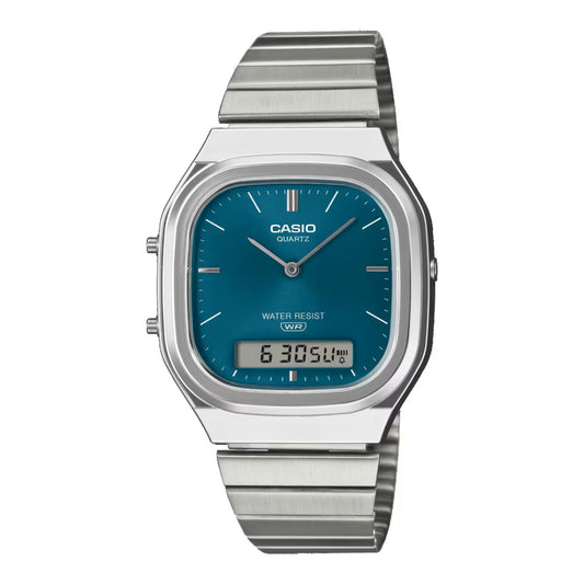 CASIO VINTAGE Mod. SQUARE LADY - TEAL WATCHES