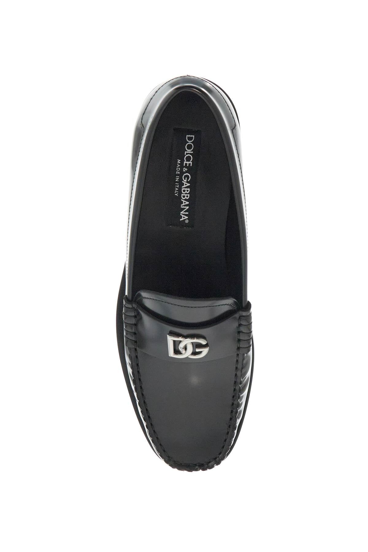 Dolce & Gabbana brushed leather loafers Loafers Dolce & Gabbana