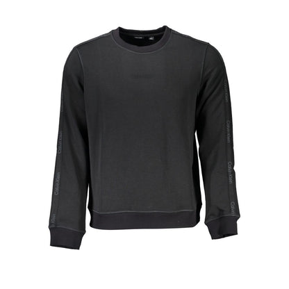 Calvin Klein Black Polyester Men Sweatshirt