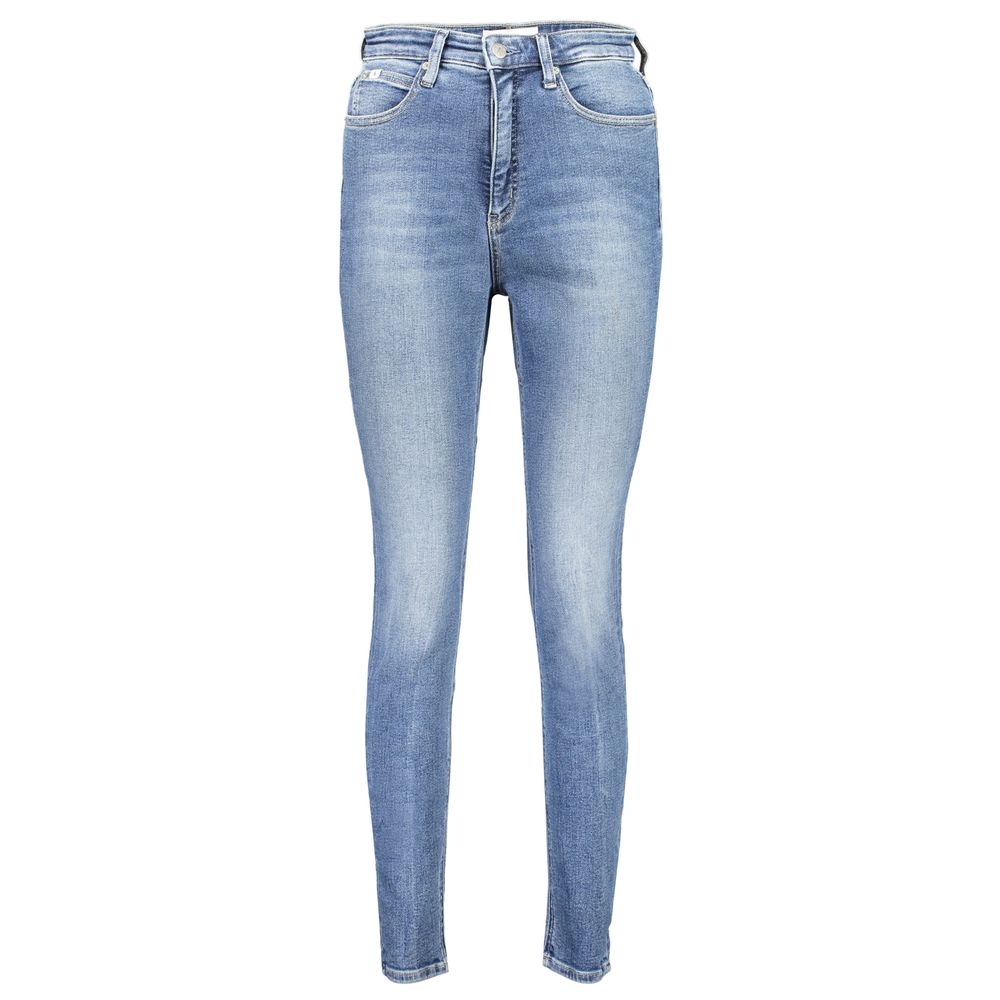 Calvin Klein Blu Cotton Women's Skinny Jean