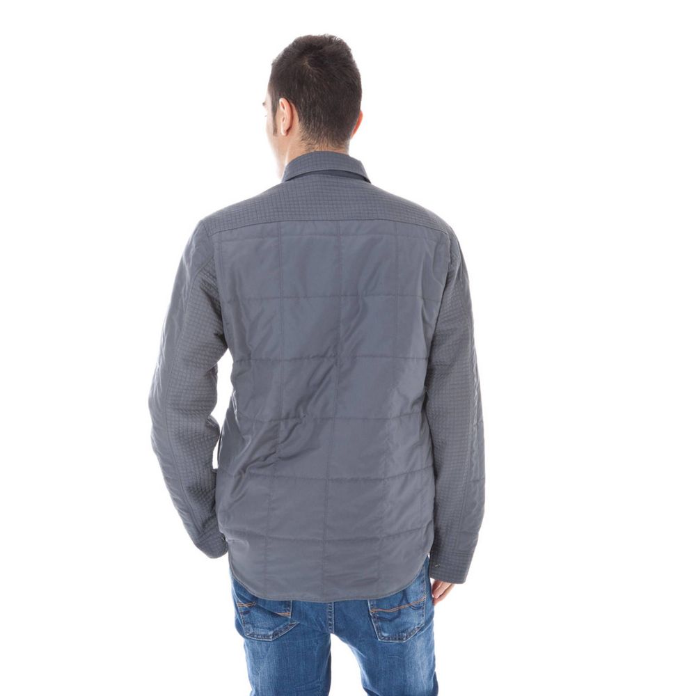 Calvin Klein Grigio Polyester Men's Jacket 1728,67403481248,Calvin Klein,Clothing,Coats - Jackets & Coats - Clothing,Gray,IT46 | S,Jackets & Coats - Clothing,Men,New with tags