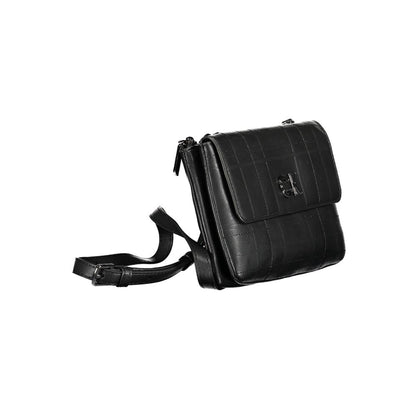 Calvin Klein Nero Polyester Women Shoulder Bag