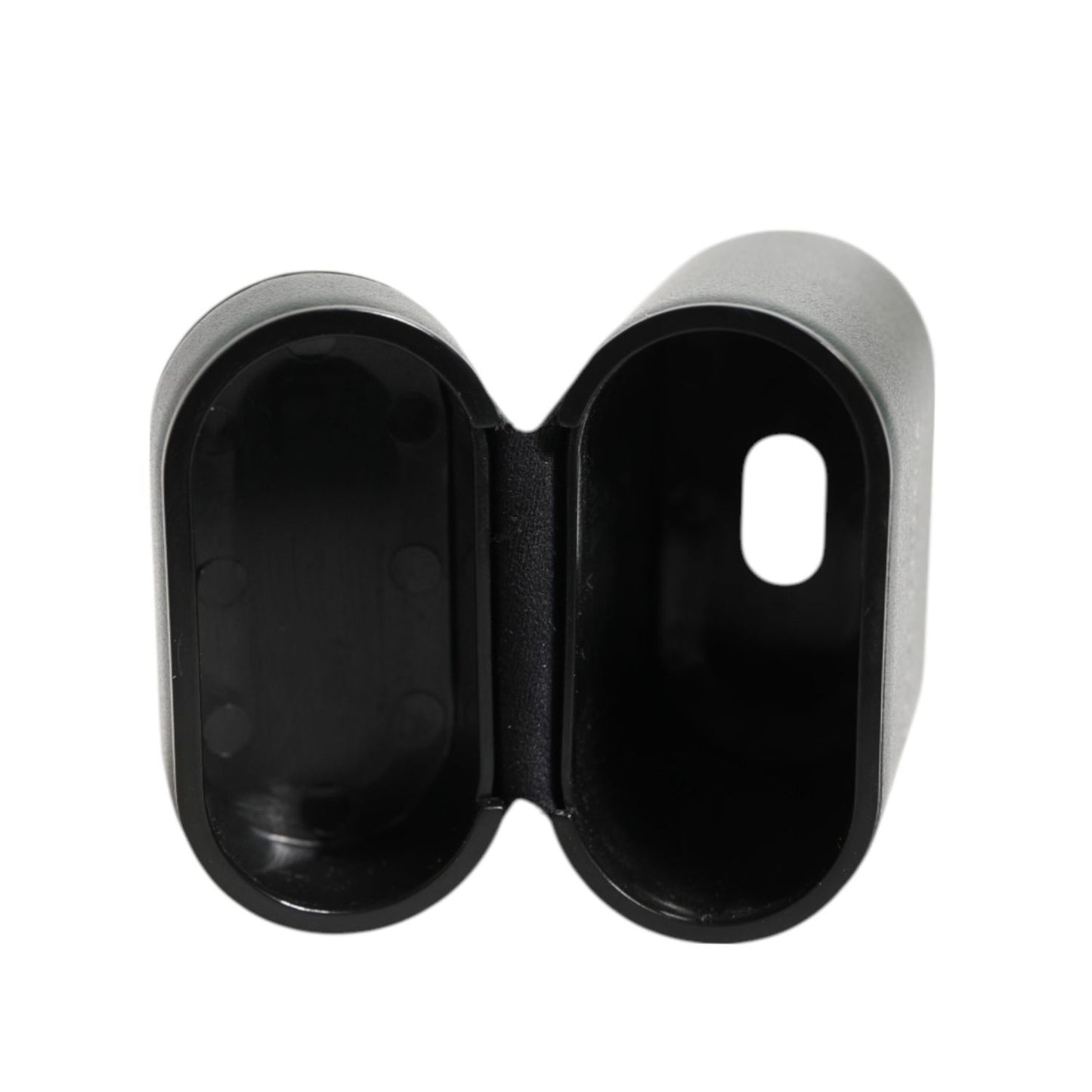 Dolce & Gabbana Army Green Calfskin Leather Logo Flip Holder Airpods Case