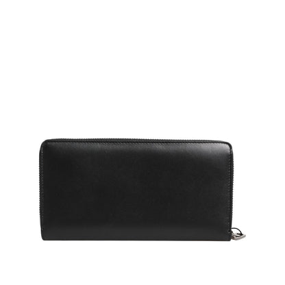 Dolce & Gabbana Black Brown Exotic Leather Men Continental Clutch Wallet