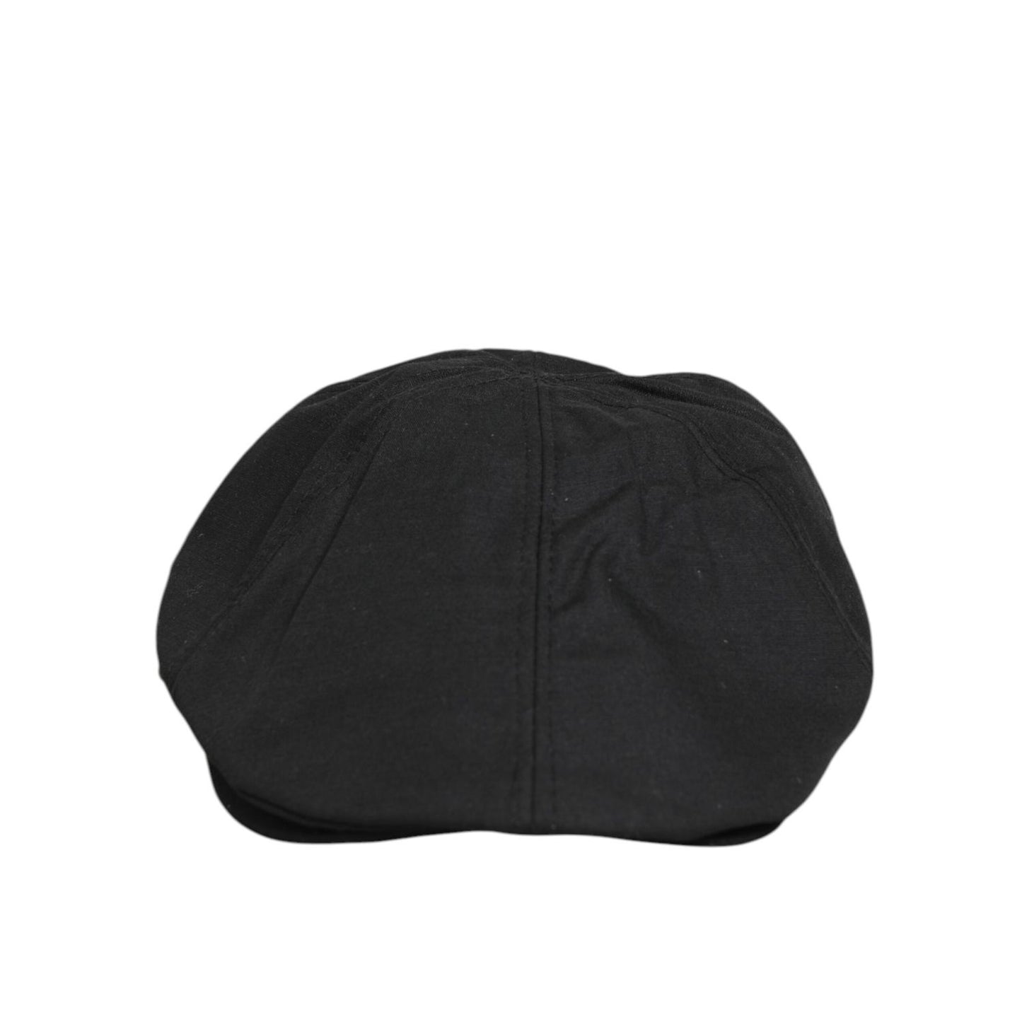 Dolce & Gabbana Black Cotton DG Logo Newsboy Cloth Capello Hat