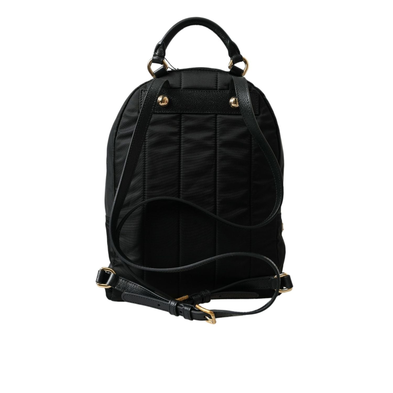 Dolce & Gabbana Black #DGFAMILY Embellished Backpack VULCANO Bag