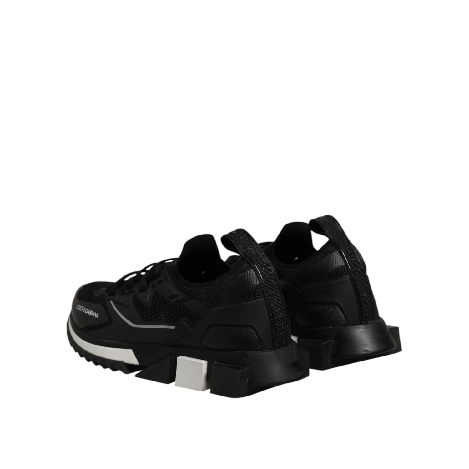 Dolce & Gabbana Black SORRENTO Sport Stretch Sneakers Shoes