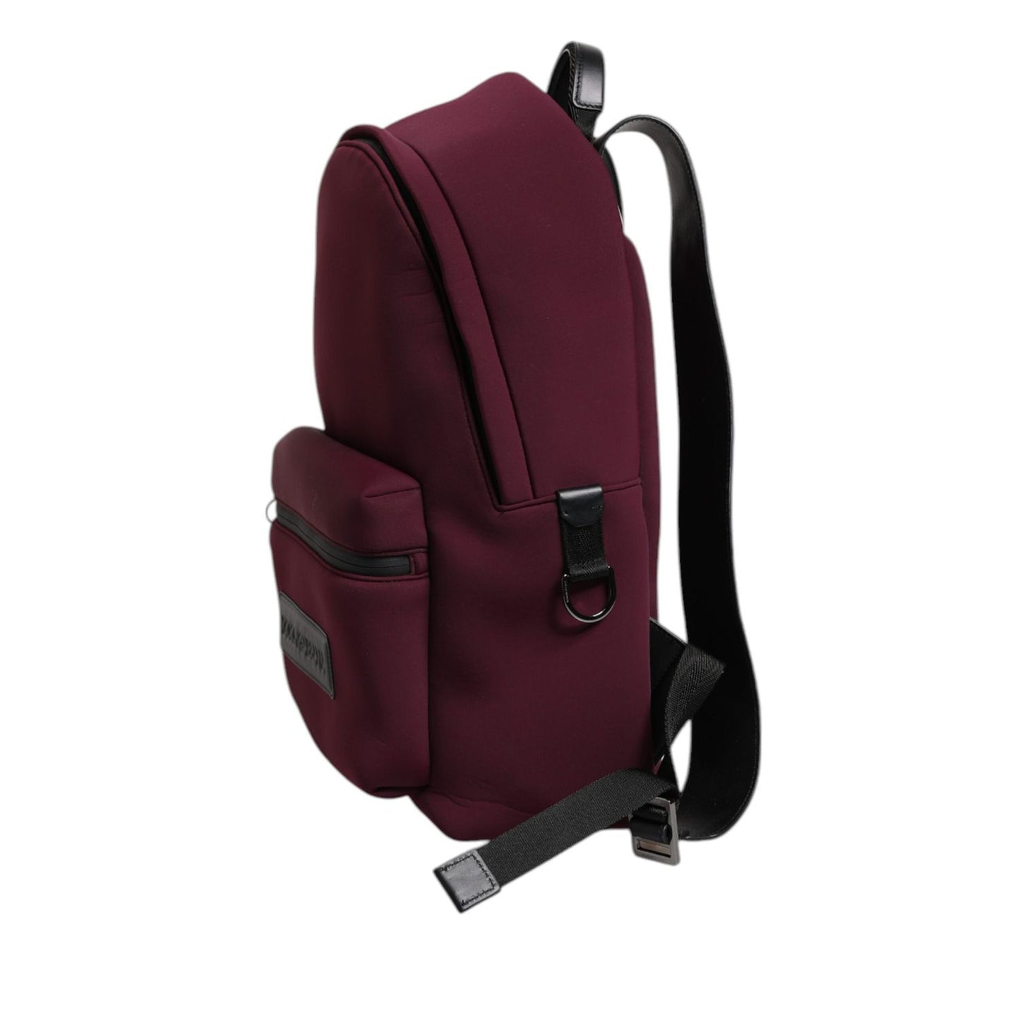 Dolce & Gabbana Burgundy Montreale Tecnico Textile Men Backpack Bag