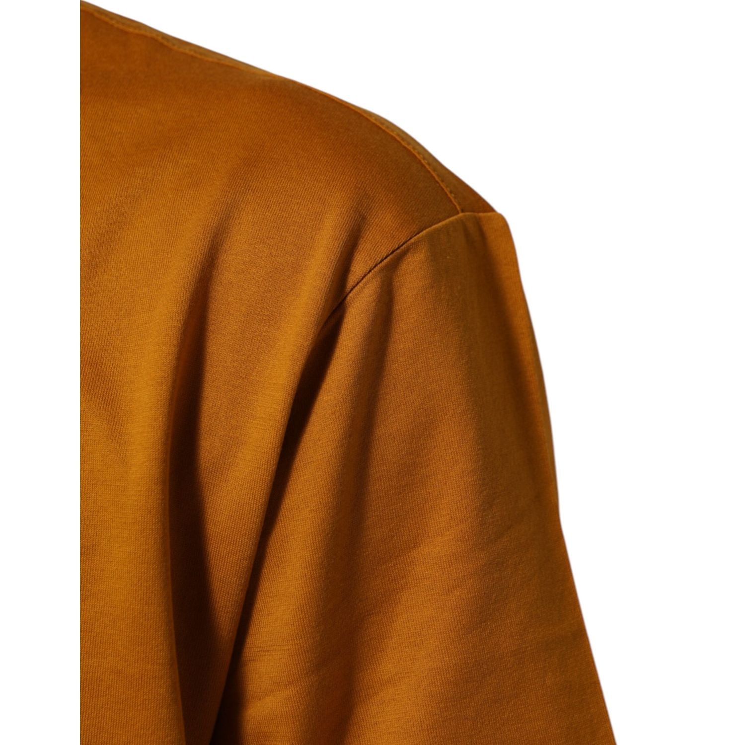 Dolce & Gabbana Golden Brown Crew Neck Short Sleeve T-shirt