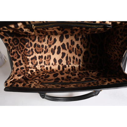 Dolce & Gabbana Multicolor Leather Brocade Velvet Travel Duffle Tote Bag