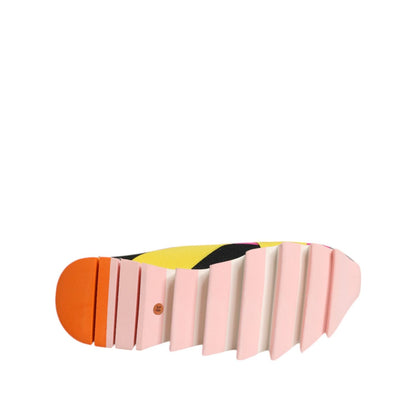 Dolce & Gabbana Multicolor Neoprene Elastic Ibiza Sneakers Shoes