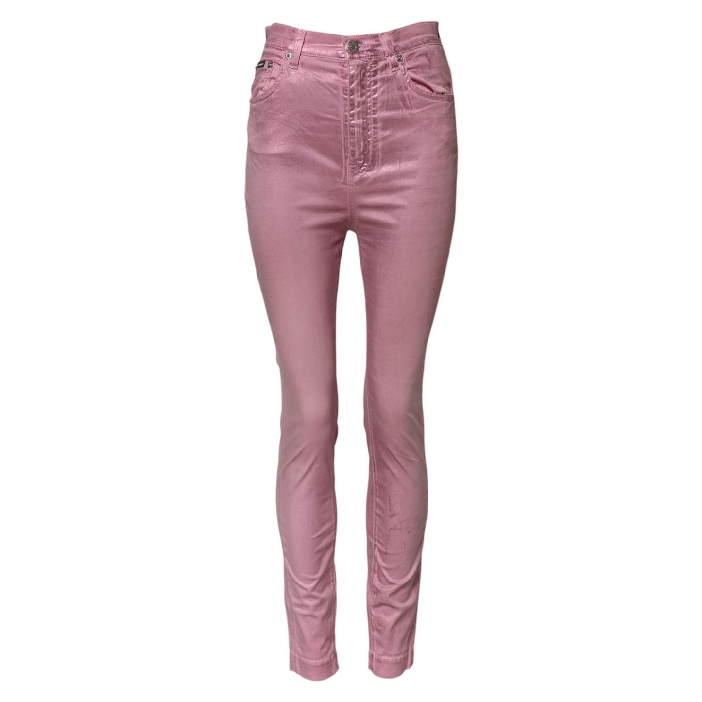Dolce & Gabbana Pink GRACE High Waisted Skinny Denim Jeans