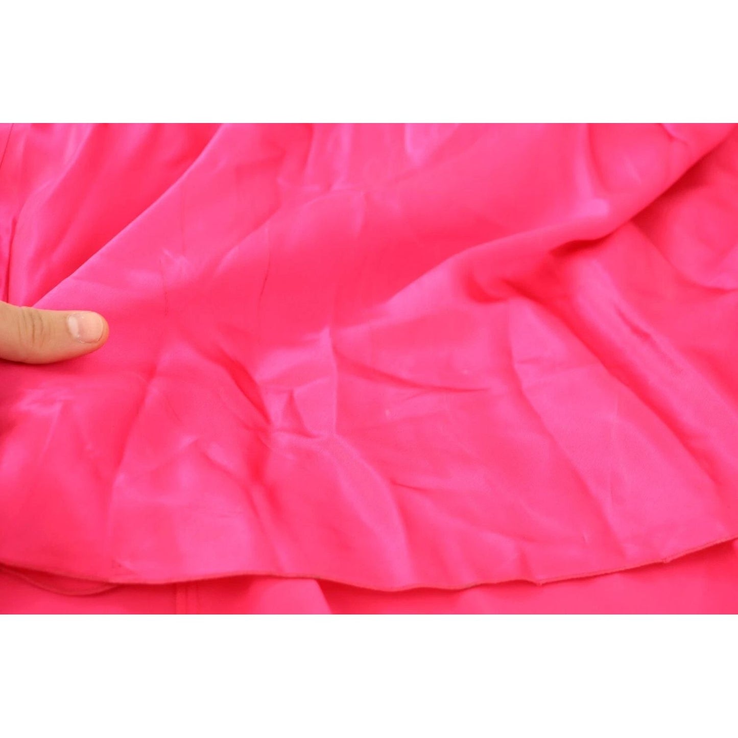 Dolce & Gabbana Pink Sheath Silk Bow Open Shoulder Dress