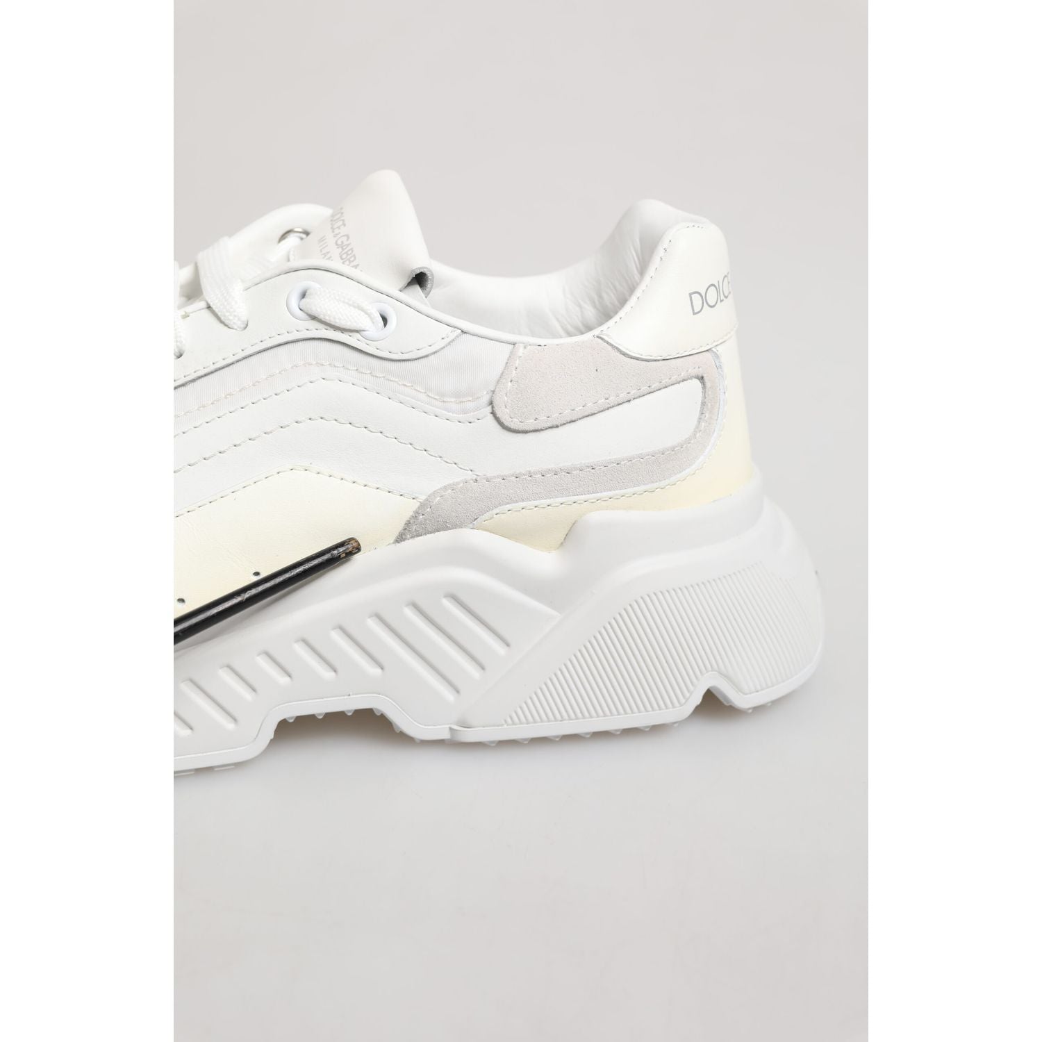 Dolce & Gabbana White Daymaster Low Top Mens Sneakers Shoes