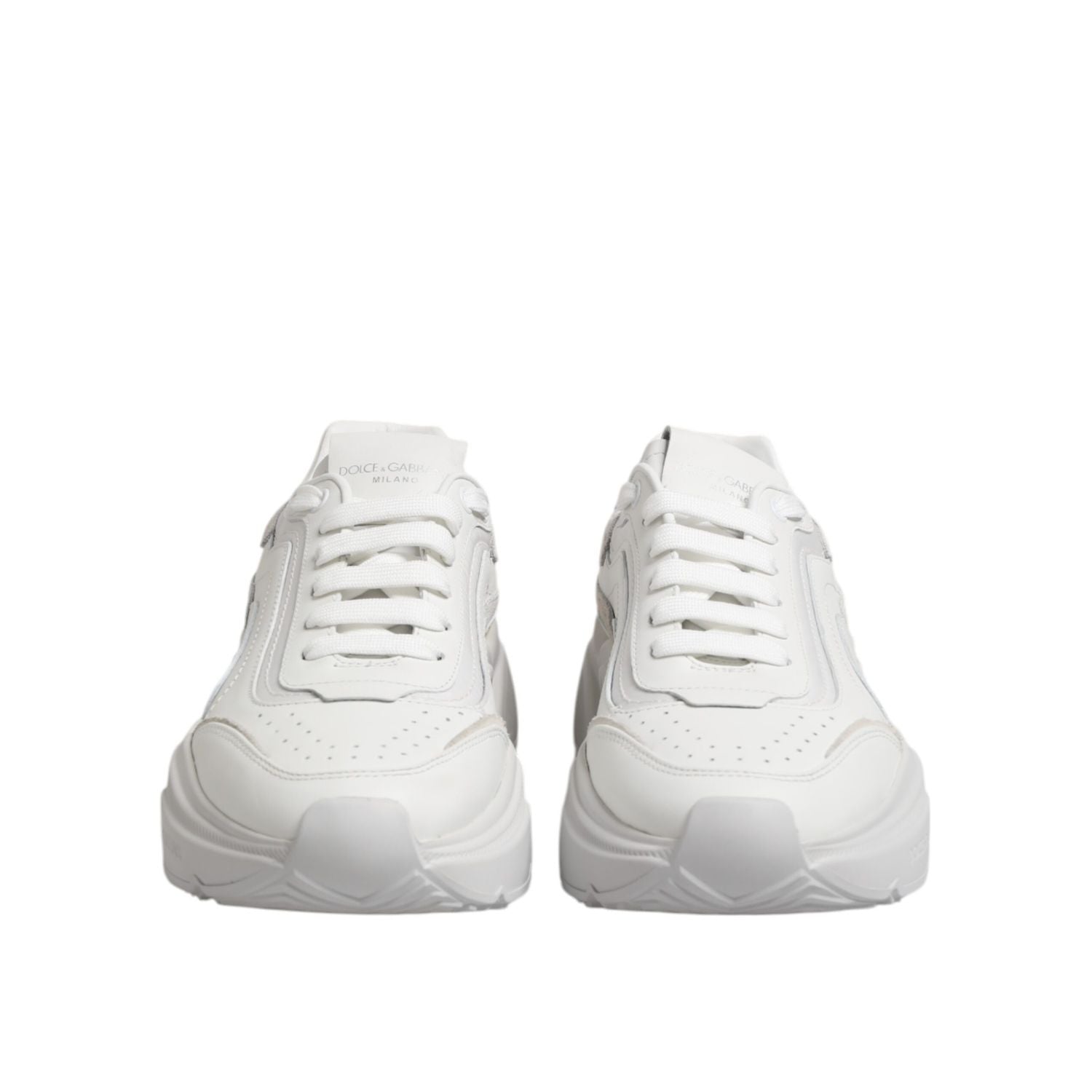 Dolce & Gabbana White Daymaster Low Top Mens Sneakers Shoes