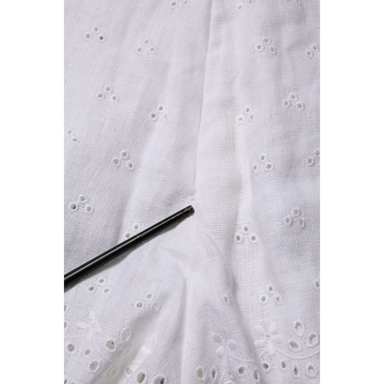 Dolce & Gabbana White Linen High Waisted Hot Pants Shorts