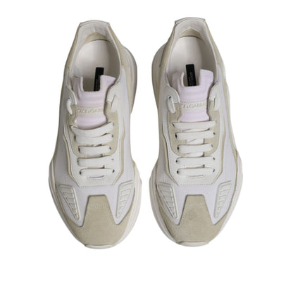 Dolce & Gabbana White Low Top Daymaster Men Sneakers Shoes