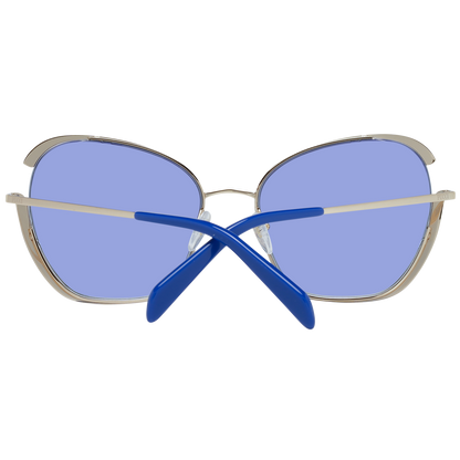 Emilio Pucci Gold Metal Sunglasses