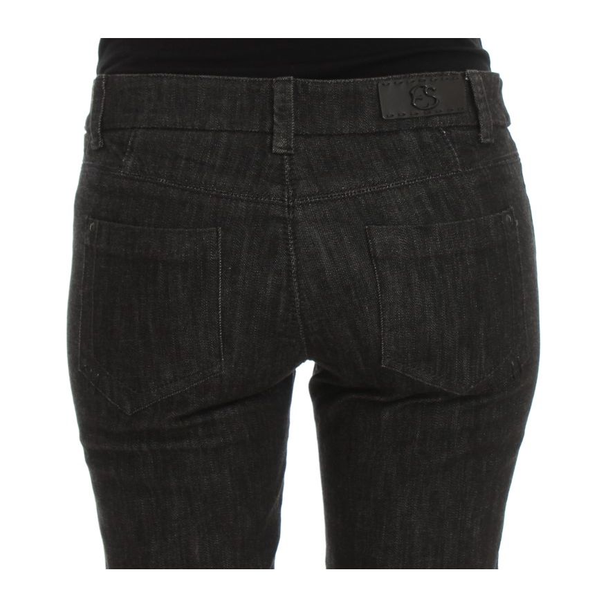 Ermanno Scervino Blue Cotton Slim Fit Denim Jeans