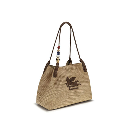 Etro Beige Raffia Shoulder Bag 1728,72470364320,Bags,Beige,Etro,New with tags,Shoulder Bags - Bags,Women
