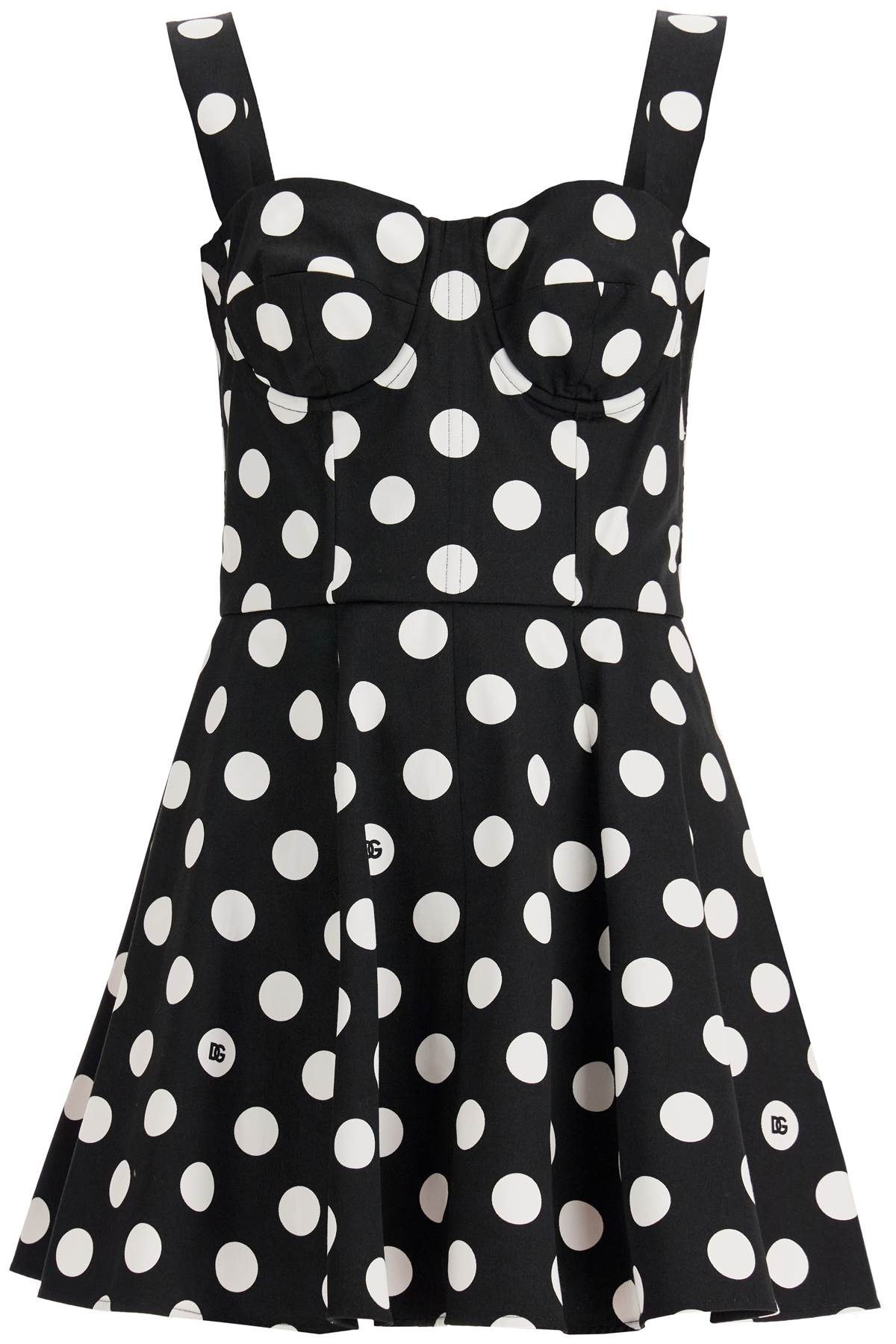 Dolce & Gabbana polka dot print strapless mini dress Dresses Dolce & Gabbana