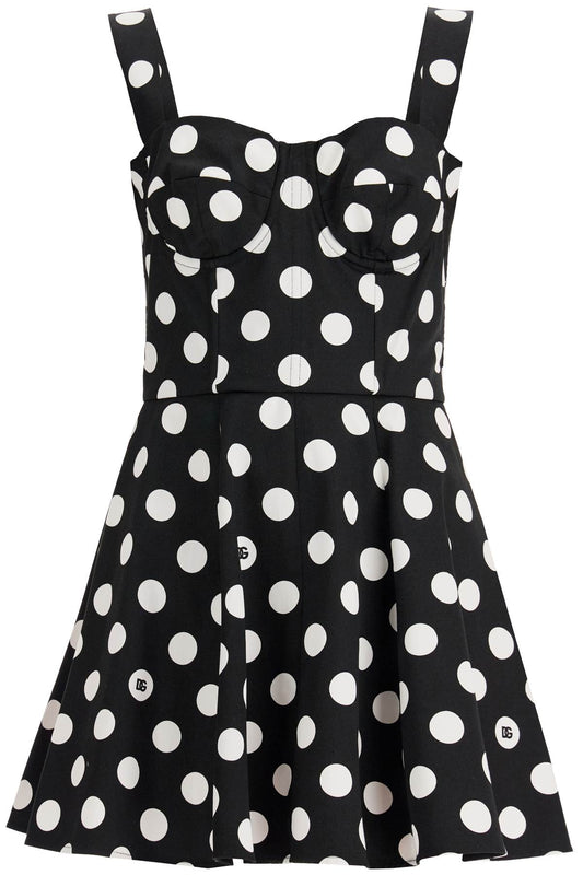 Dolce & Gabbana Dolce & Gabbana polka dot print strapless mini dress