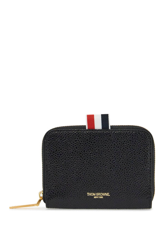 Thom Browne portafoglio slim con zip circonferenziale nero Wallets Thom Browne