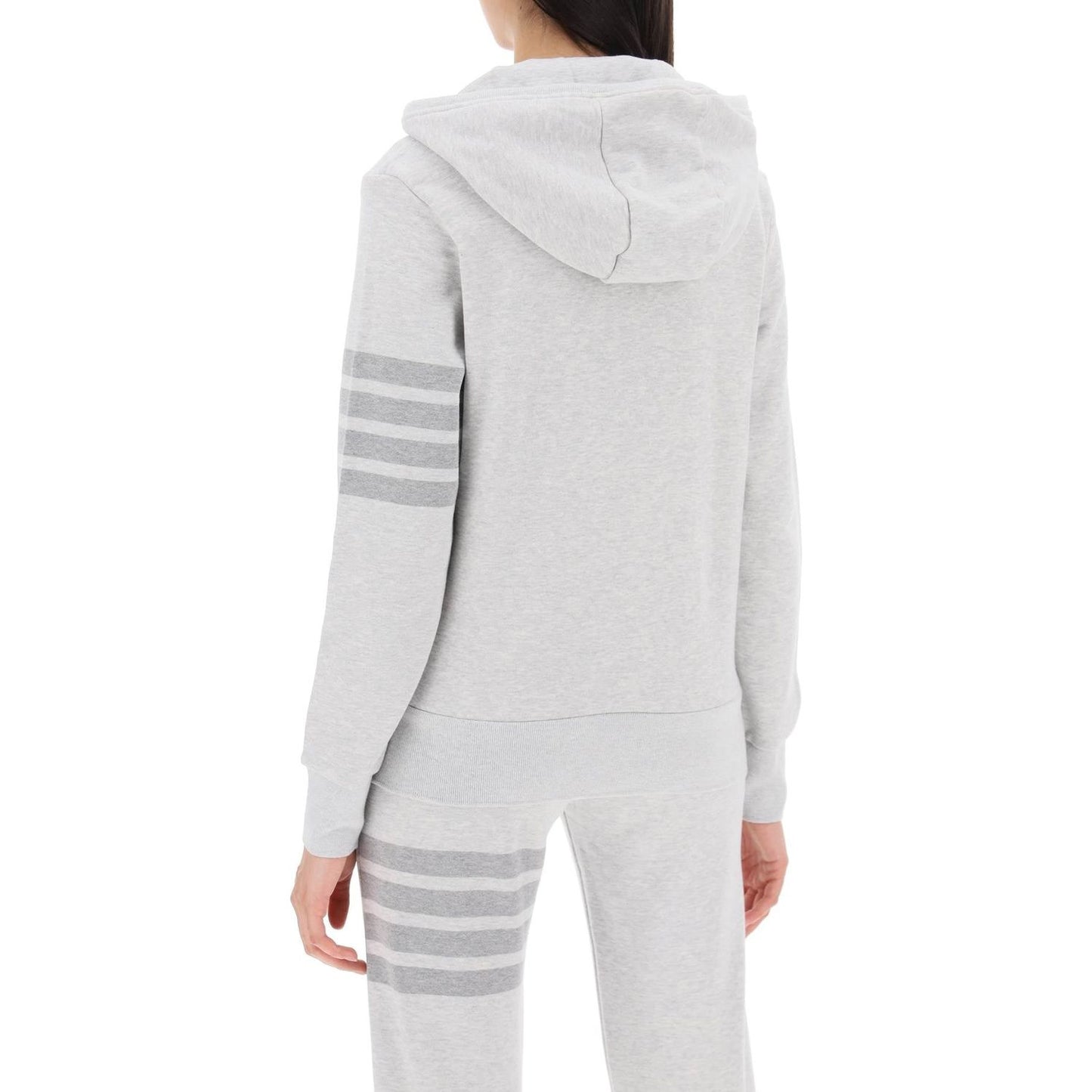 Thom Browne 4-bar hoodie with zipper and Topwear Thom Browne