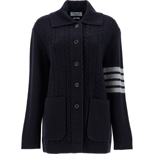 Thom Browne '4-bar heavy knit cardigan Knitwear Thom Browne