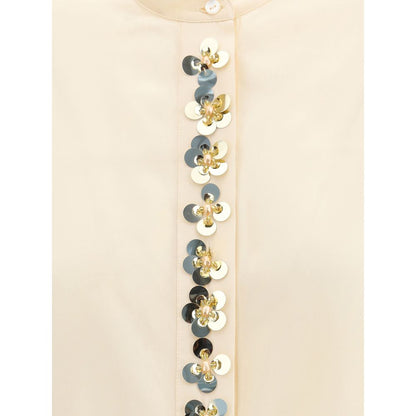 Forte_Forte Multicolor Silk Blouse