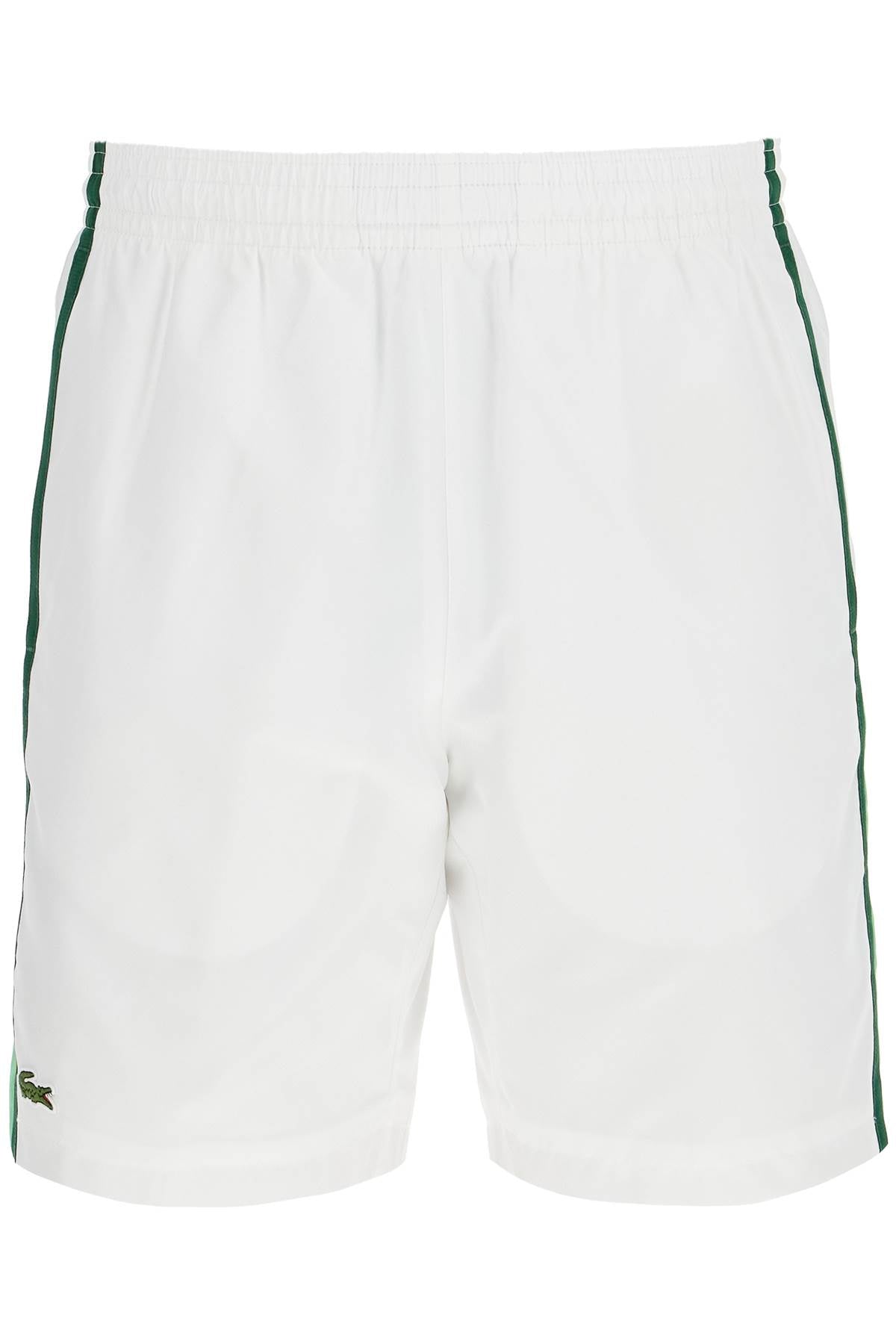 Lacoste sporty color block bermuda shorts