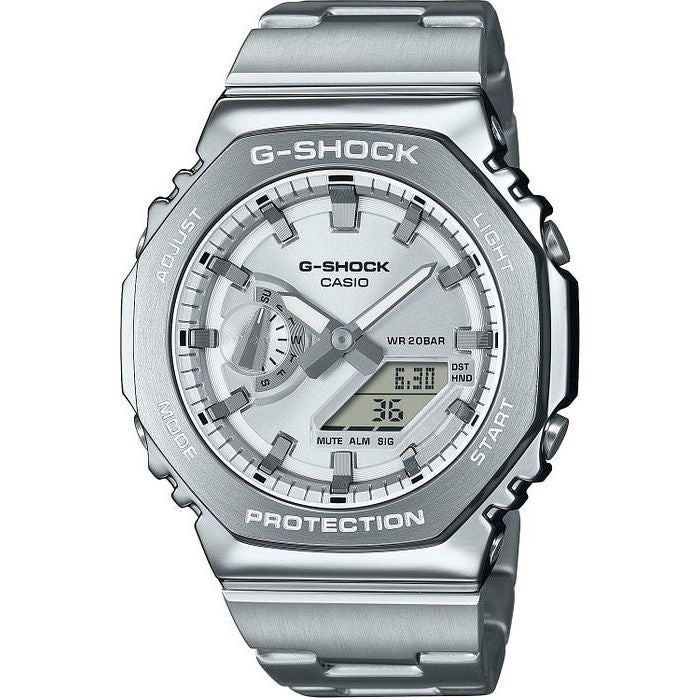 CASIO G-SHOCK Mod. OAK G-STEEL CLASSIC SILVER WATCHES CASIO G-SHOCK