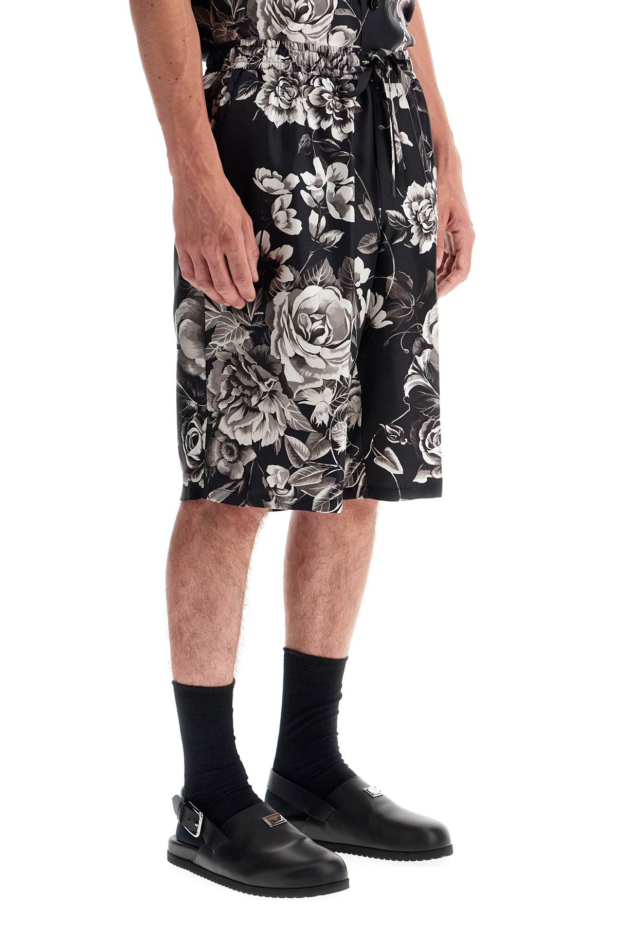 Dolce & Gabbana silk floral print bermuda shorts Short trousers Dolce & Gabbana