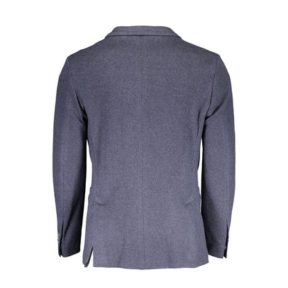 Gant Blue Cotton Blazer Jacket
