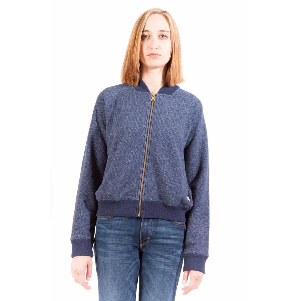 Gant Blue Cotton Women Sweatshirt