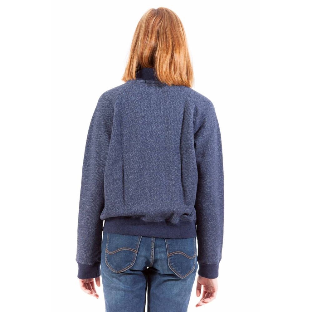 Gant Blue Cotton Women Sweatshirt