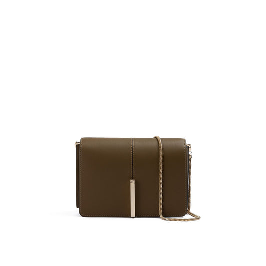 Giada Olive Green Leather Crossbody Bag