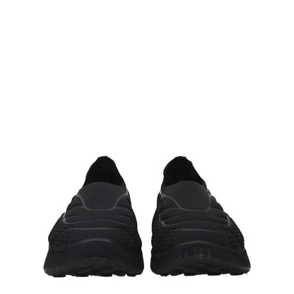 Givenchy Black Fabric Slip-On Loafers