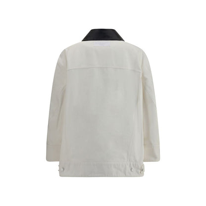 Givenchy White Cotton Denim Jacket