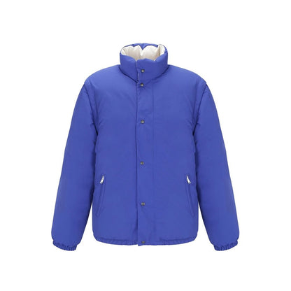 Gucci Blue Polyamide Full-Length Jacket
