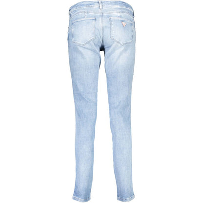 Guess Jeans Azzurro Organic Cotton Women's Jeans