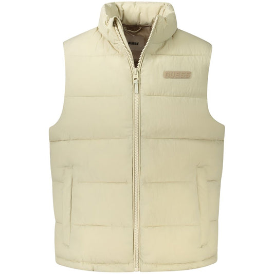 Guess Jeans Beige Polyamide Men's Vest