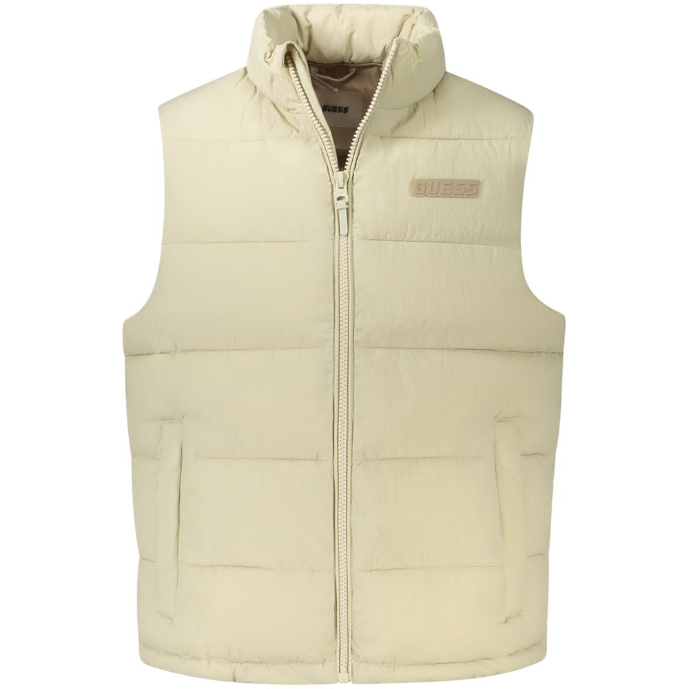 Guess Jeans Beige Polyamide Men's Vest