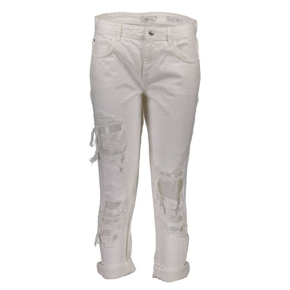 Guess Jeans Bianco Cotton Women Jeans