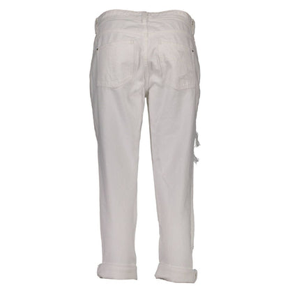 Guess Jeans Bianco Cotton Women Jeans