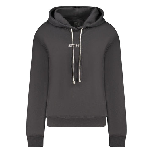 Guess Jeans Black Cotton Women Sweatshirt