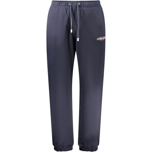 Guess Jeans Blue Cotton Men's Track Pant