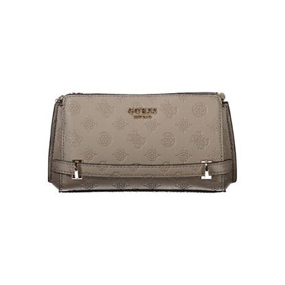 Guess Jeans Marrone Poliuretano Female Shoulder Bag