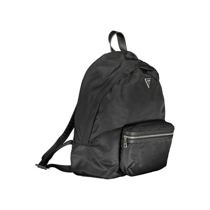 Guess Jeans Nero Nylon Men Backpack